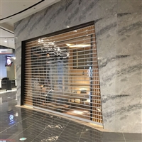 清溪电动水晶卷帘门,开关灵活