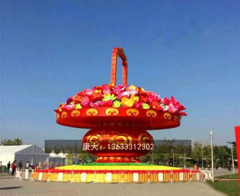 康大雕塑 不锈钢抽象花篮雕塑 供应不锈钢雕塑
