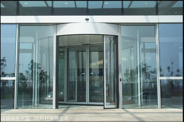 深圳玻璃感应门旋转自动门 造型简介大方