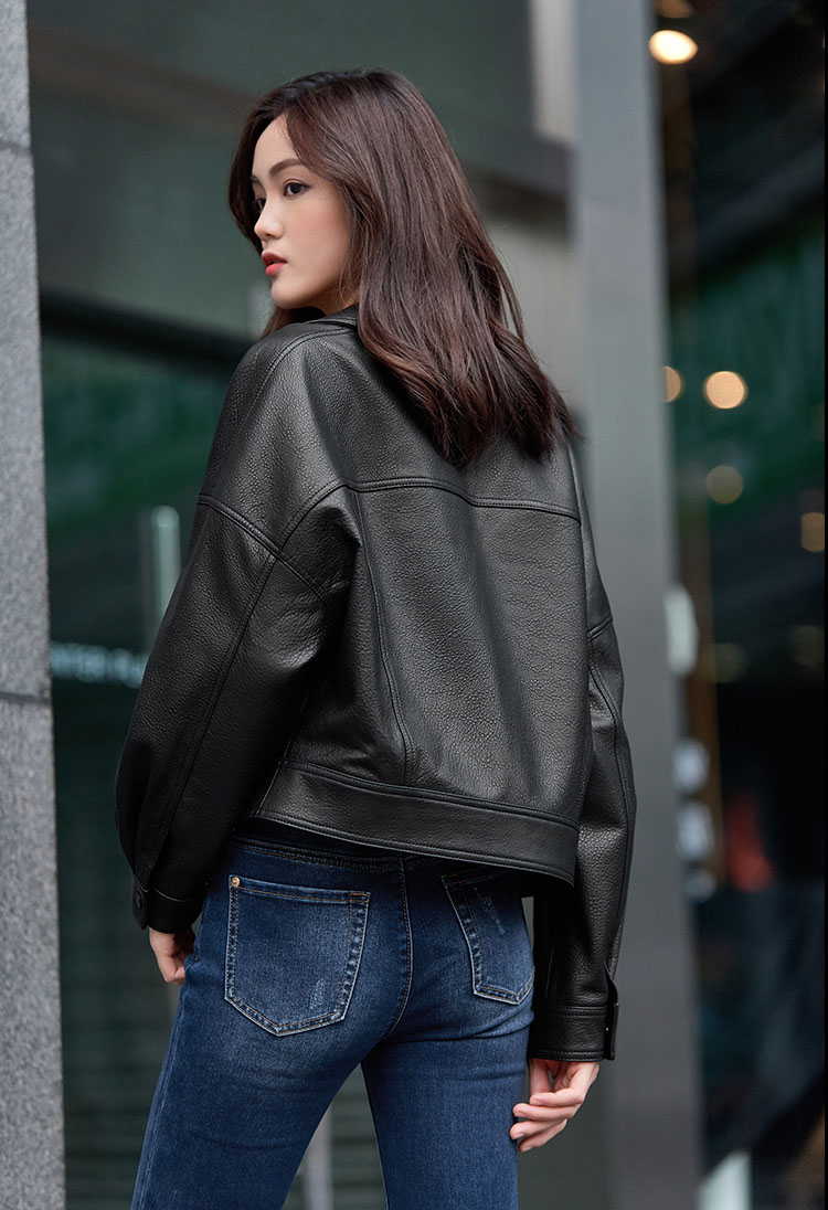 机车皮衣夹克外套 谜底品牌女装折扣货源 广州品牌折扣店加盟
