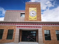 欧式塔钟学校大钟 大型时钟 墙体挂钟优选启明时钟