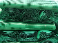 绿化工程用PE凹凸排水板 中空圆柱形立体排水板-山东厂家