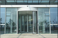 深圳玻璃感应门旋转自动门 造型简介大方