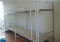 北海学生午托床哪有卖 铁艺寝室架子床定做学生铁架床