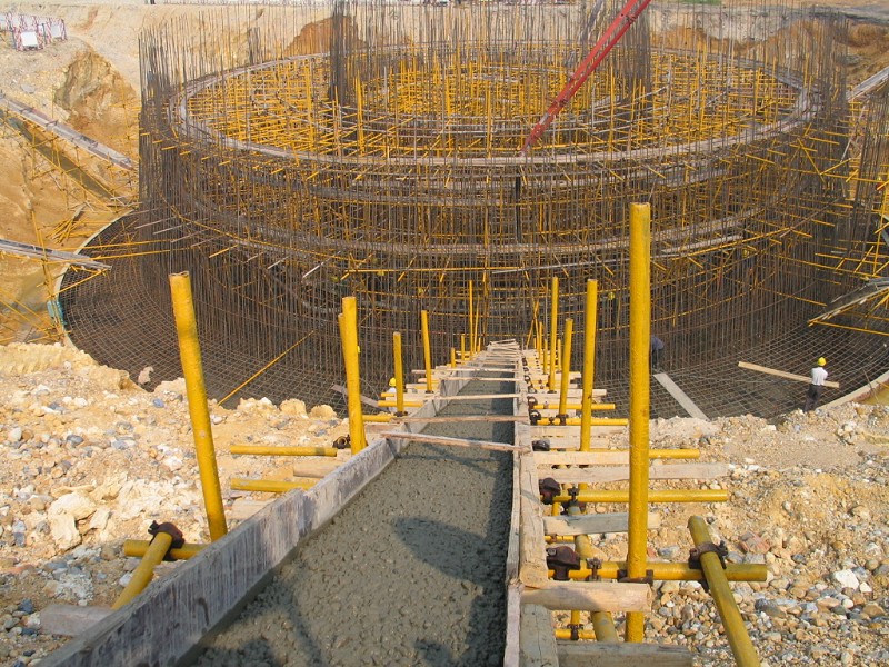 青岛混凝土烟囱新建滑模方案