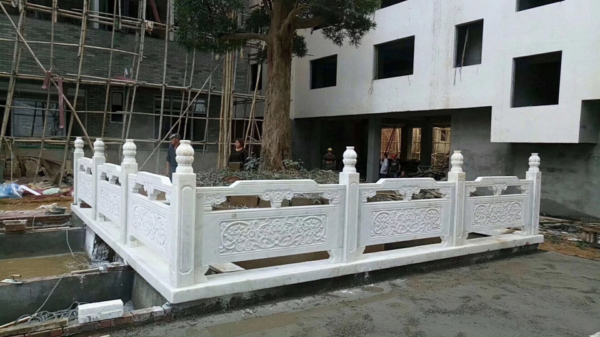 广西白大理石栏杆定制加工厂家