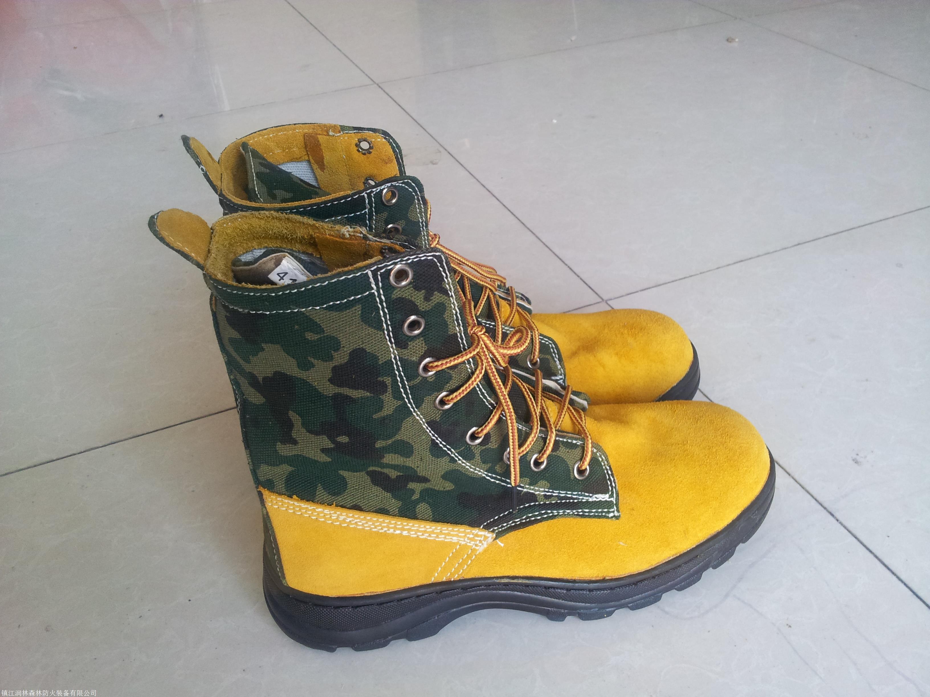 防穿刺鞋森林扑火靴防穿刺救援靴消防灭火防护靴救援防扎鞋