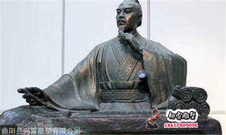 铸铜孙膑雕塑铜雕孙膑