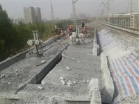 黄埔区箱梁切割桥墩拆除