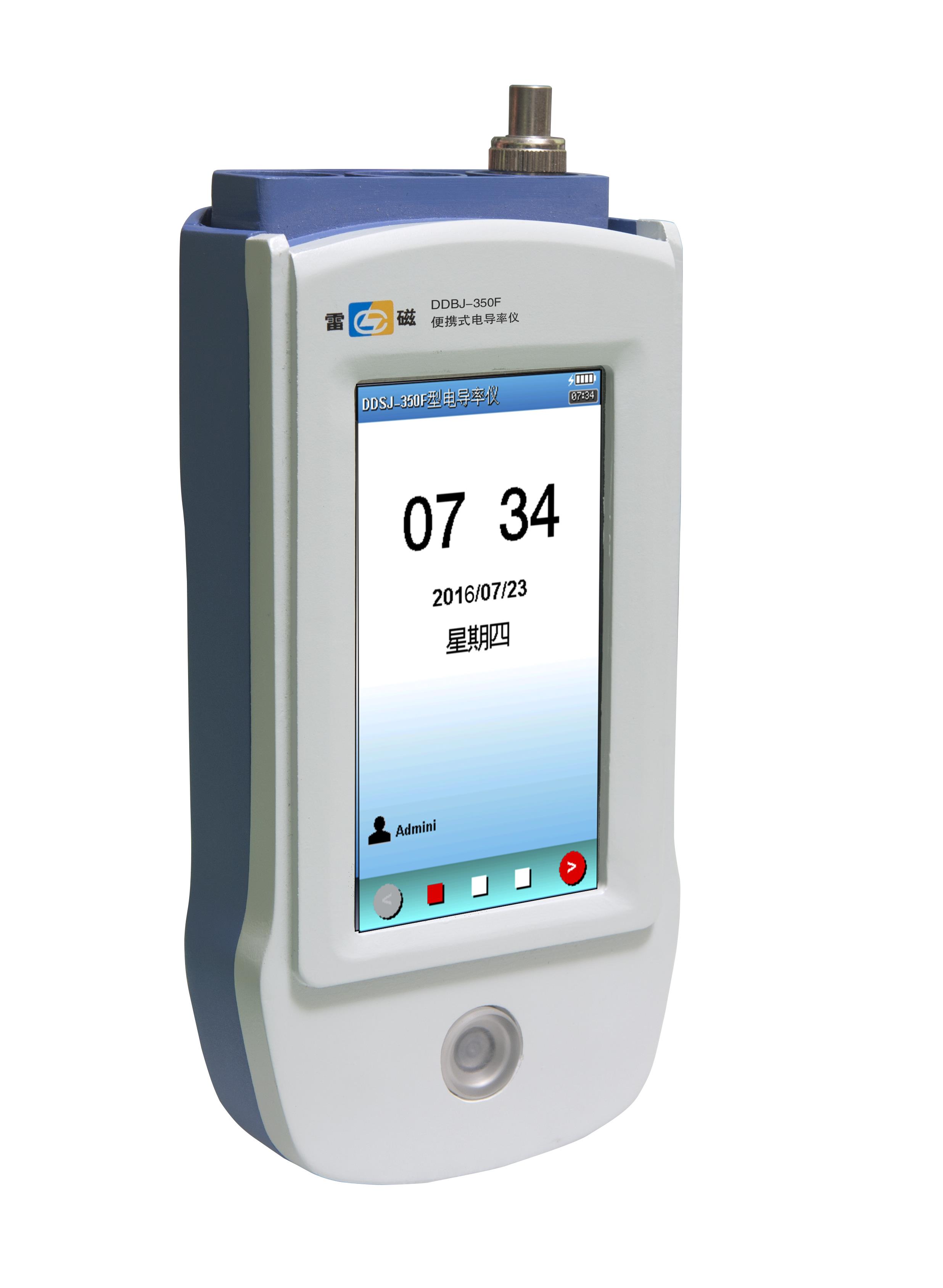 上海仪电科学全新ui设计ddbj-350f便携式电导率仪
