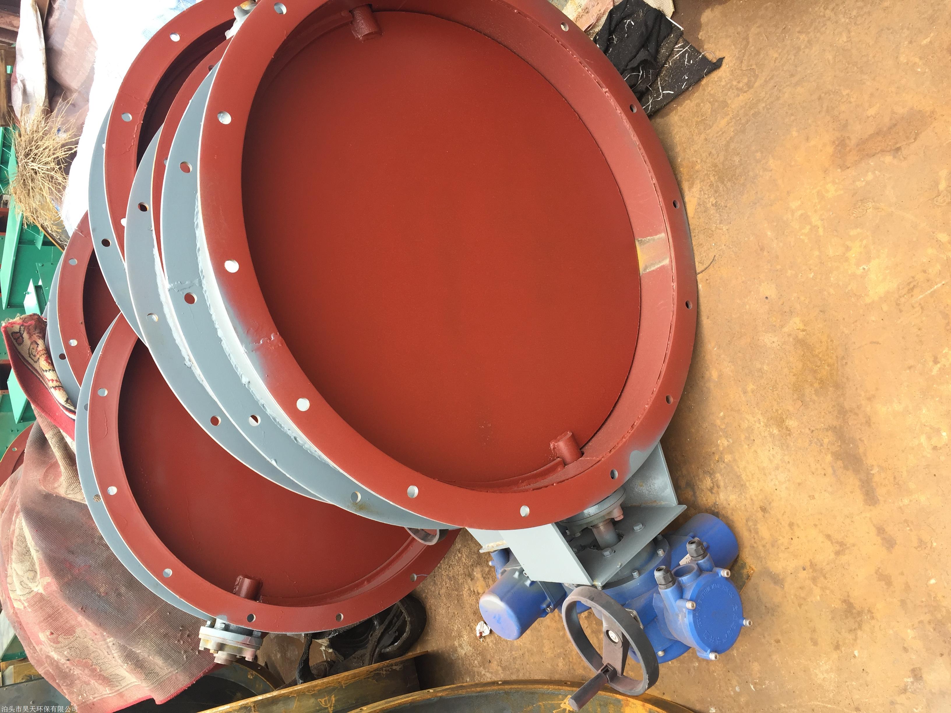 泊头环保厂家 现货供应手动 气动 电动通风蝶阀 烟道通风蝶阀