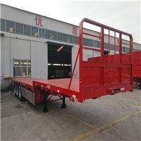 腾运牌13.75米低平板半挂车
