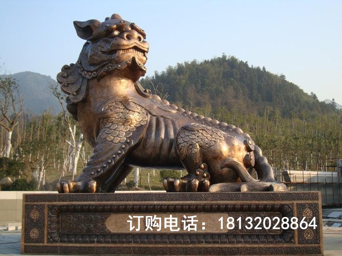谛听铜雕古代神兽雕塑