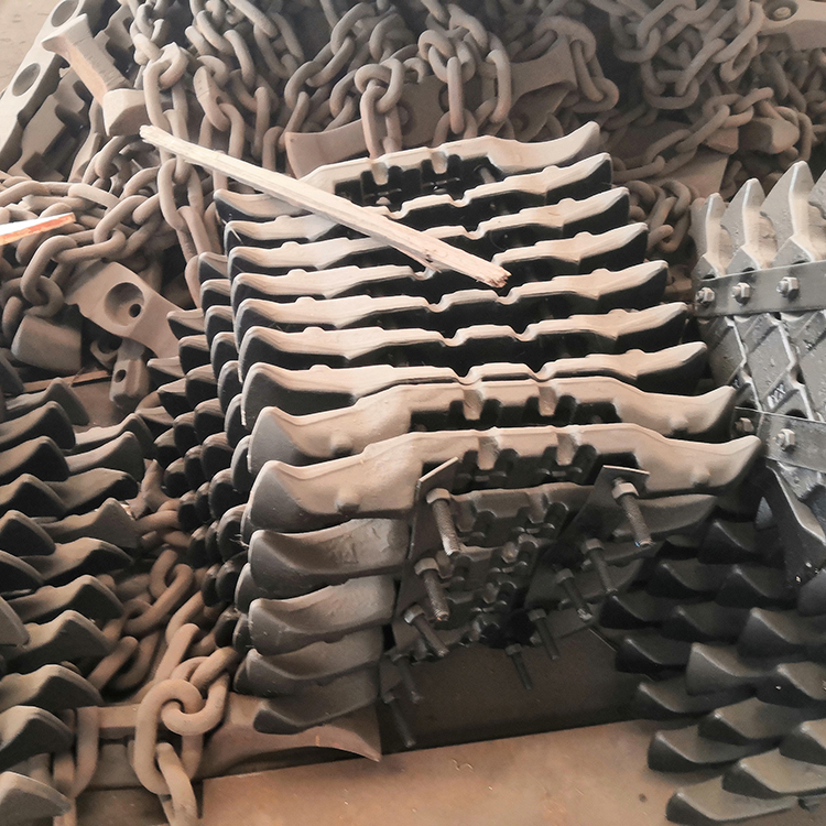 矿用输送设备刮板锻造优质40t高强度材质牛角刮板牛角刮板包邮