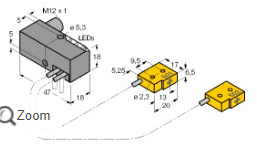 TURCK传感器NI2-Q6.5-AP6-0.2-FS4.4X3/S304  
