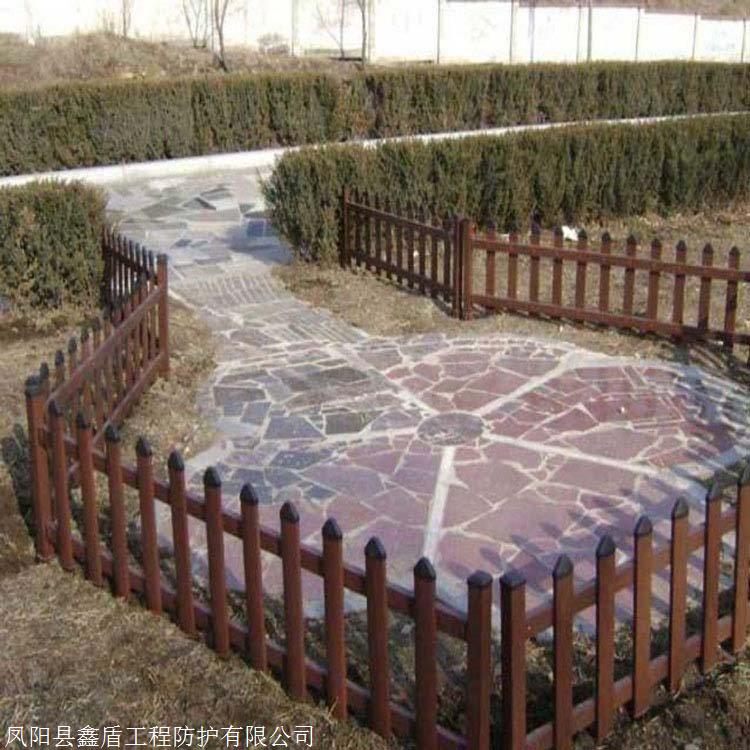永州别墅庭院pvc护栏价格-永州pvc塑钢草坪护栏厂家