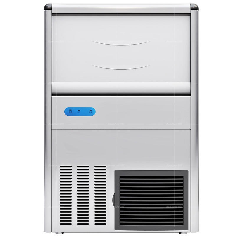 安雪制冰机月牙冰商用全自动奶茶店月牙型酒吧ktv大型小型冰