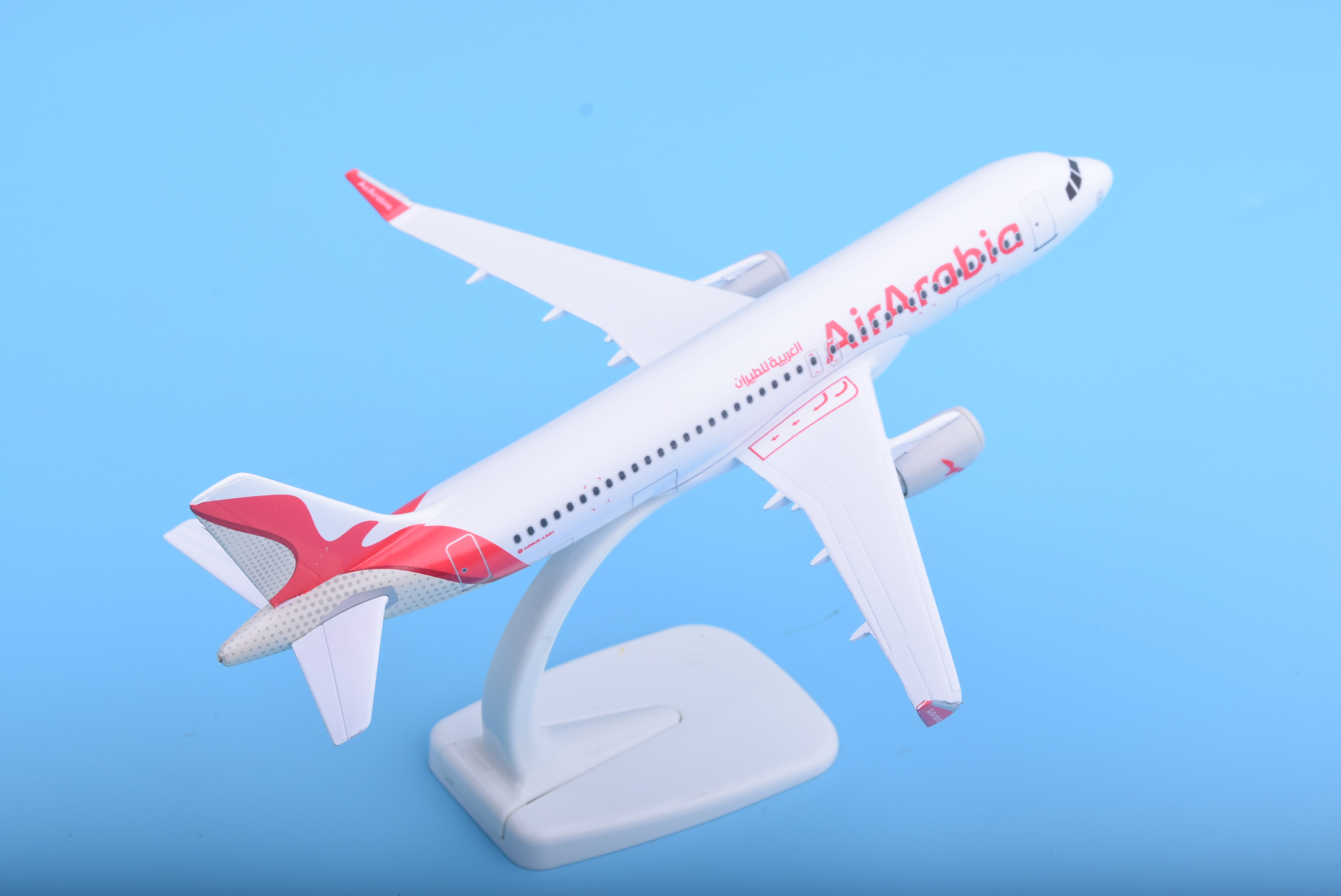 飞机模型航空模型金属工艺品-a320阿拉比亚16c可印客户logo工艺品