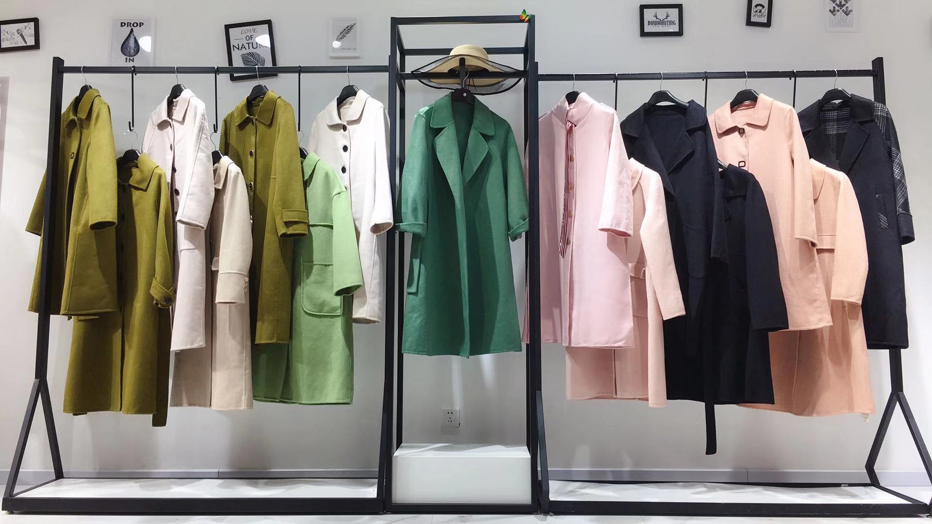 第二款双面羊绒大衣折扣批发走份