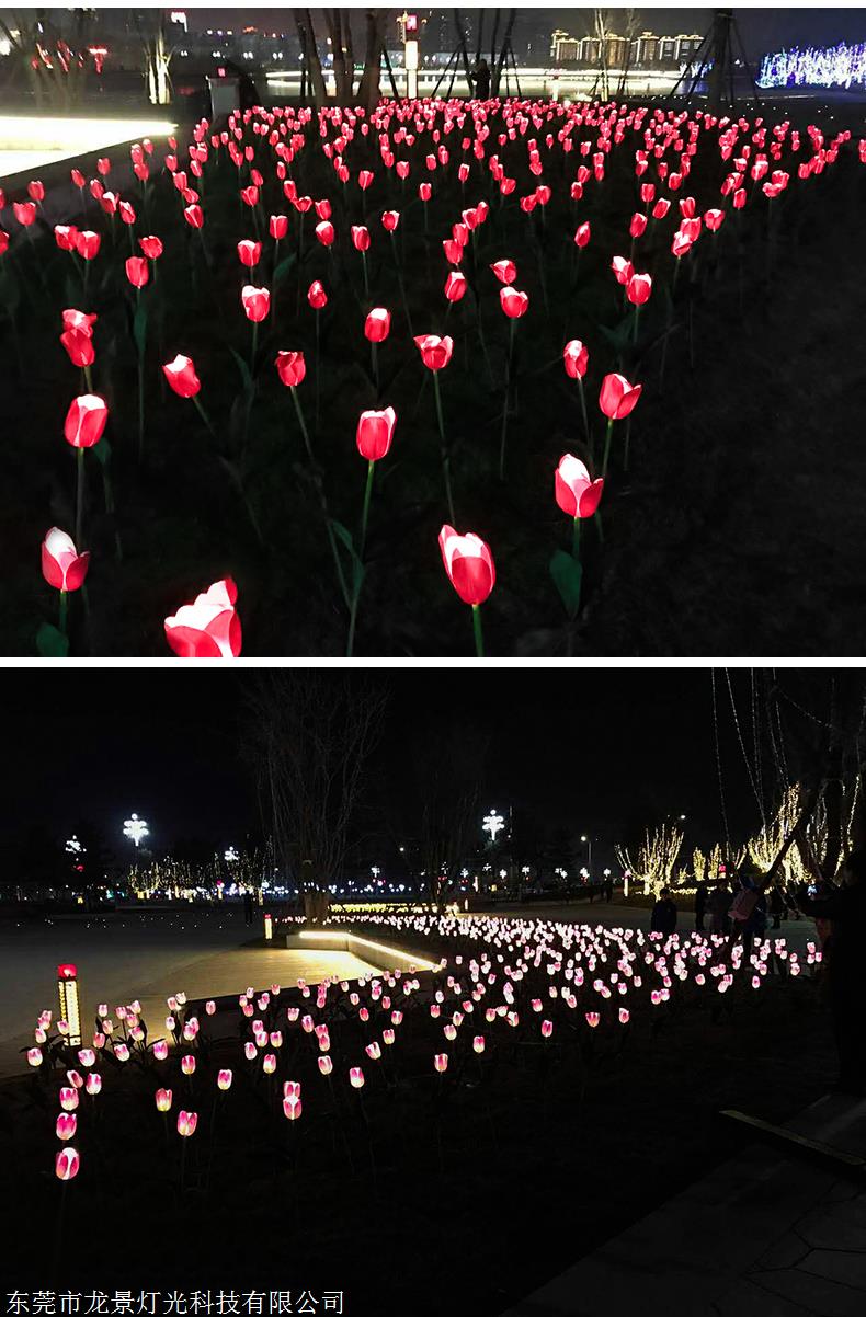 郁金香花灯led花灯eva仿真景观灯户外草坪绿化带美陈亮化工程