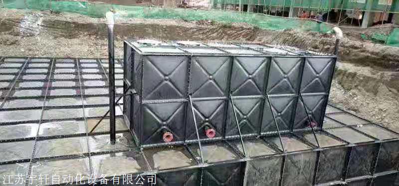 浙江丽水抗浮地埋式一体化泵站水池