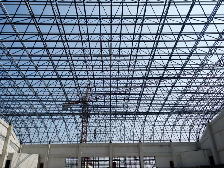 湖南厂房网架煤棚网架安装空心球网架厂家