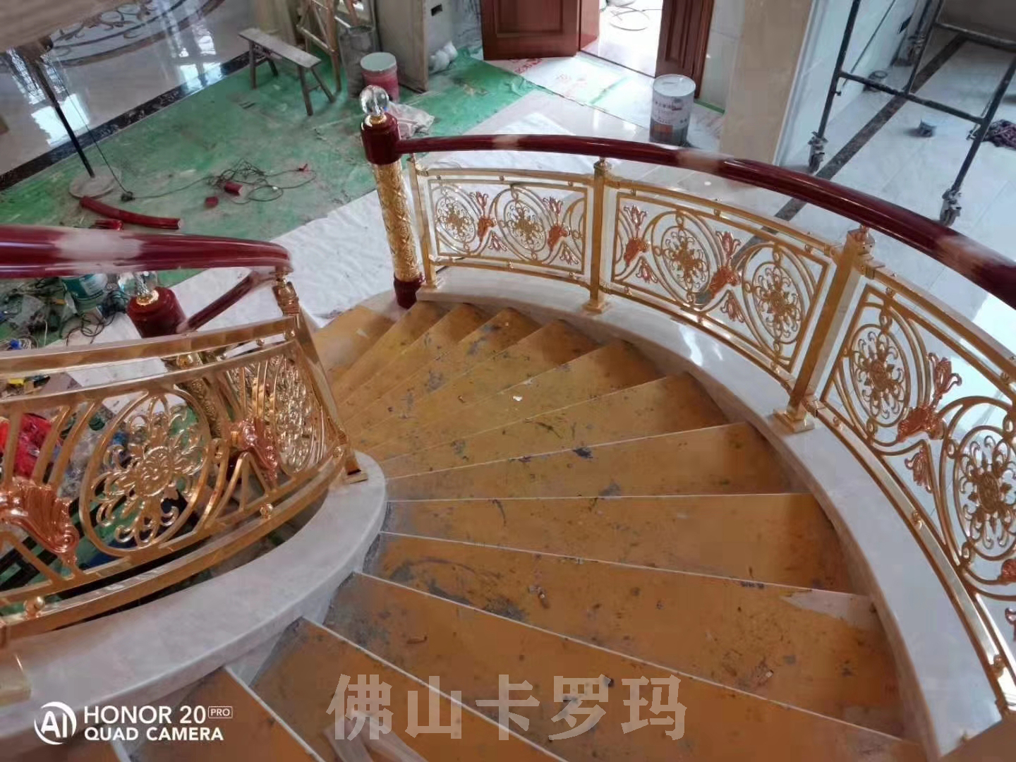 上海市新中式铝雕花楼梯设计款式缩略图