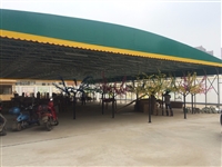 绍兴电动推拉棚定做 推拉汽车活动棚