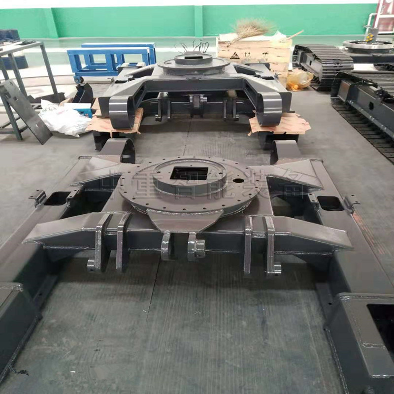 供应挖掘机履带底盘5吨履带底盘规格钢制履带底盘质优价廉