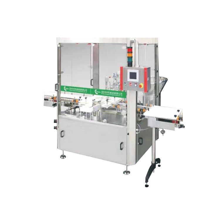 全自动试剂诊断液灌装旋盖机，企业生产销售药水液体灌装旋盖机