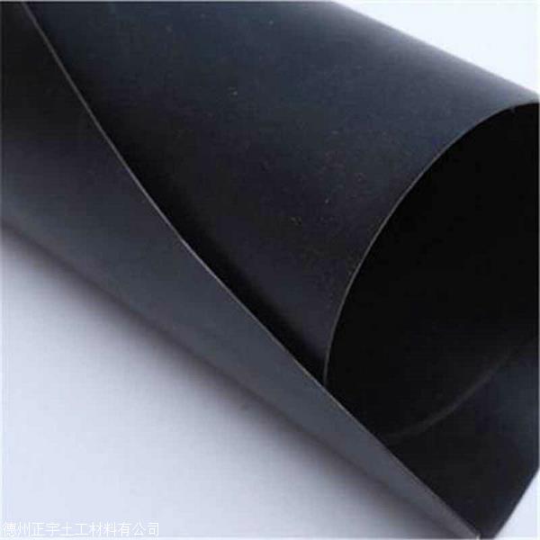 德州2.0mmHDPE土工膜厂家，GH-2S光面高密度聚乙烯膜2毫米厚