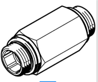 功能阐述：费斯托FESTO单向阀H-1/2-B