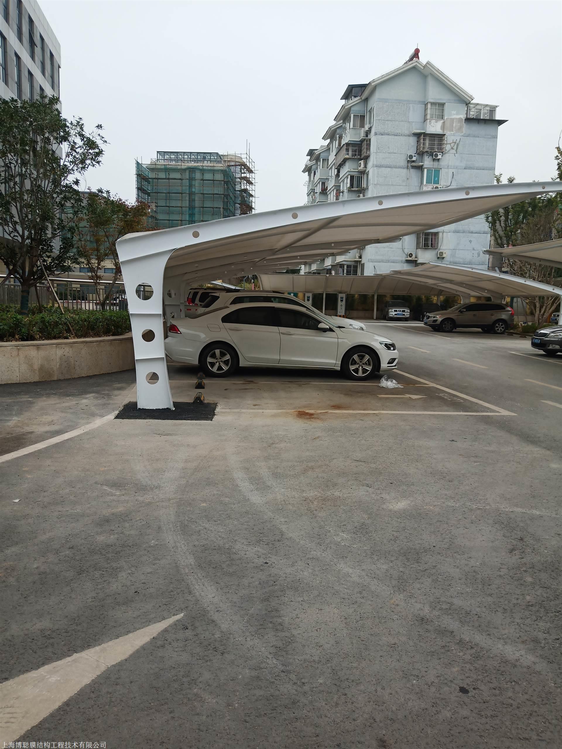 浙江嘉兴湖州膜结构停车棚厂家