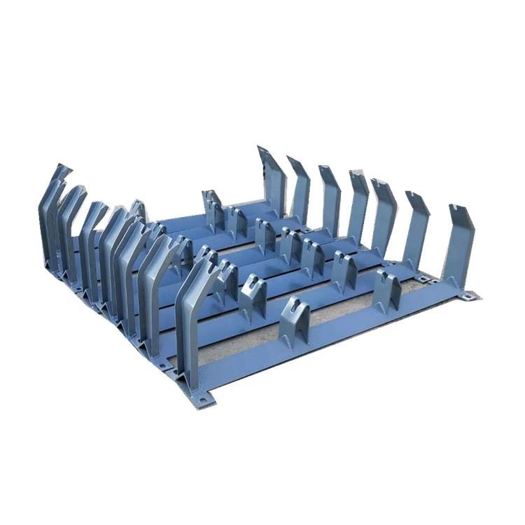 带宽1000皮带机托辊支架平行支架吊耳皮带机托辊