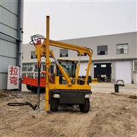 骥驰机械供应936装载机式护栏打桩机 打拔钻一体机