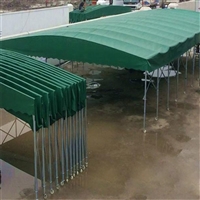 外贸货运推拉棚 雨棚遮阳棚推拉棚 杭州停车棚推拉棚