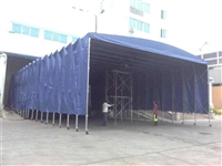 电动推拉棚雨棚厂家供应 户外活动推拉棚遮阳棚仓库