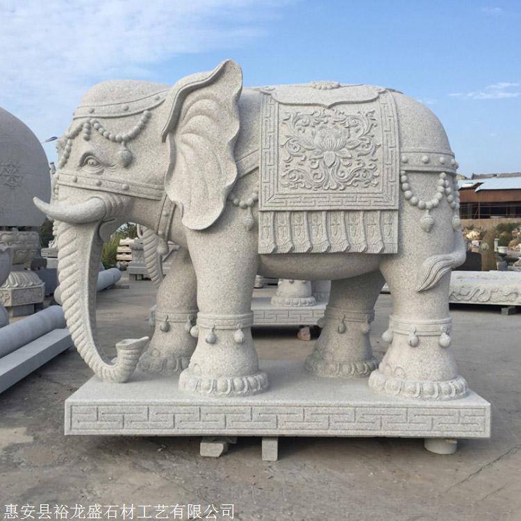 石雕大象图片 石雕厂家   福建石雕厂 闽南石业雕刻