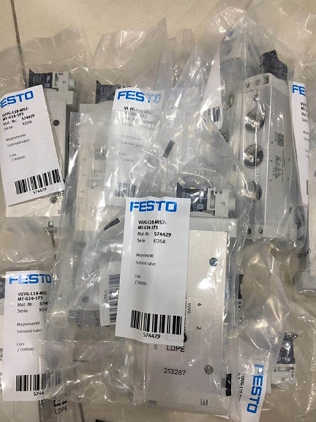 两位五通单电控，FESTO电磁阀型号VSVA-B-M52-AH-A1-1C1