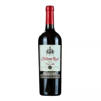 西班牙进口红酒,皇家米兰丹魄干红葡萄酒750M