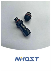 室外防水航空插头 IP67防水 NHQXT FS12M 3芯