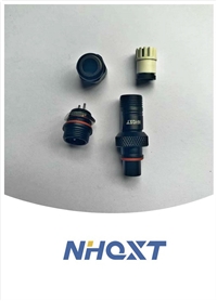室外防水LED航空插头 防水线对线连接器 IP67防水 NHQXT FS12M