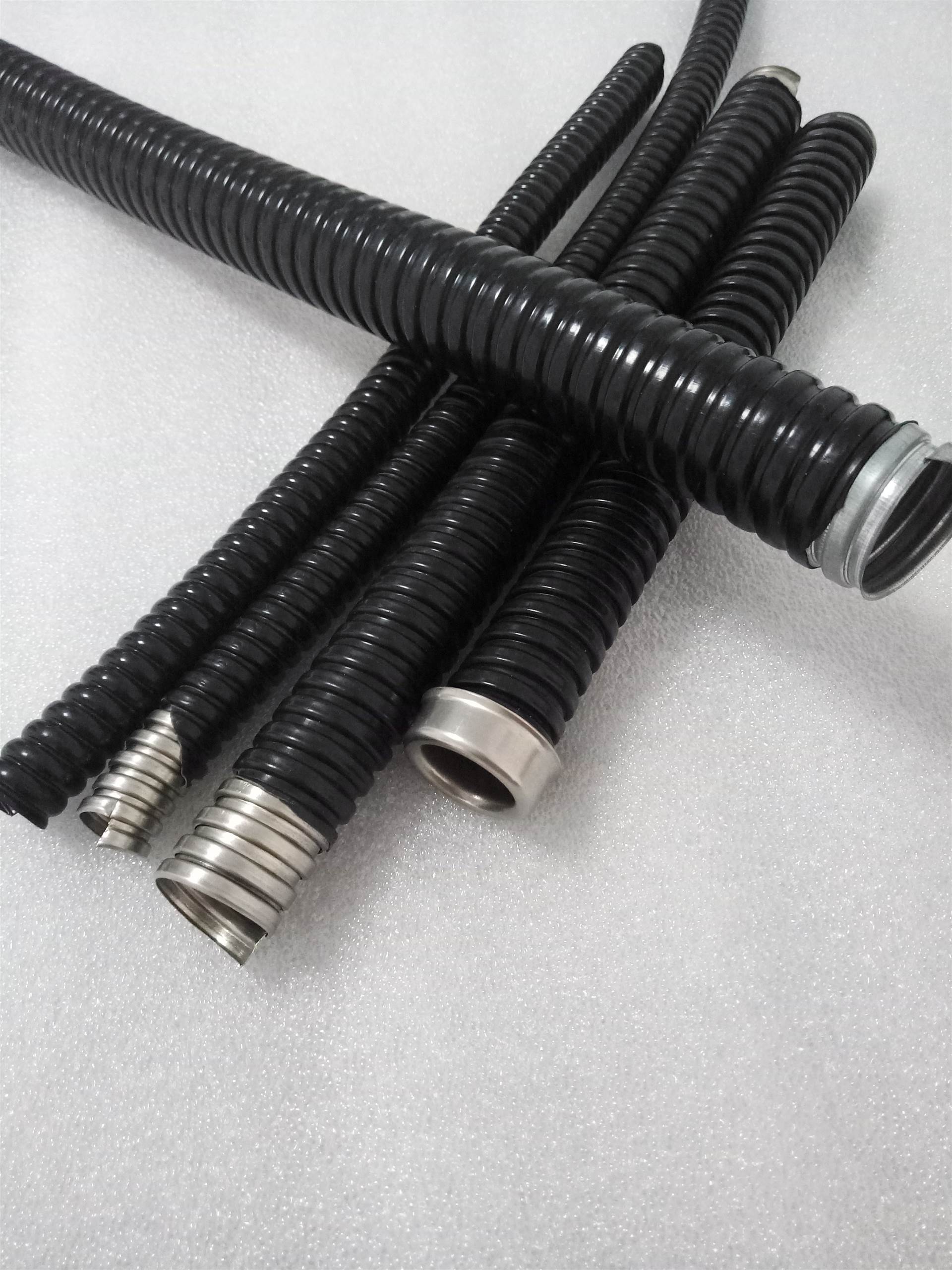 供应昌吉dn20不锈钢包塑金属软管福莱通品牌