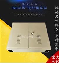 室内ONU光纤分线箱分纤箱标准实物拍摄