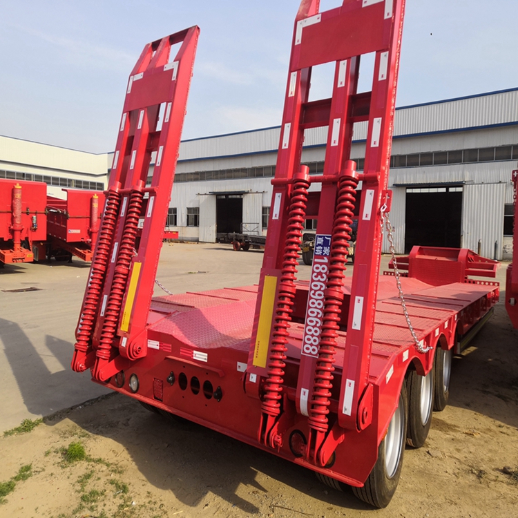 后翻半挂车,侧翻自卸半挂车,40英尺骨架集装箱运输半挂车,特种低平板