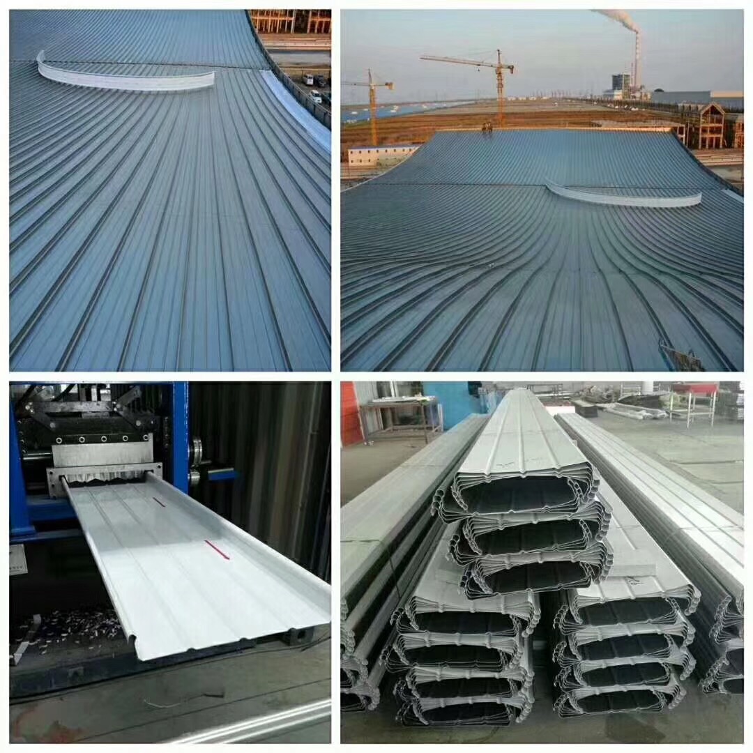 铝镁锰合金0.9mm厚直立锁边瓦65/430型