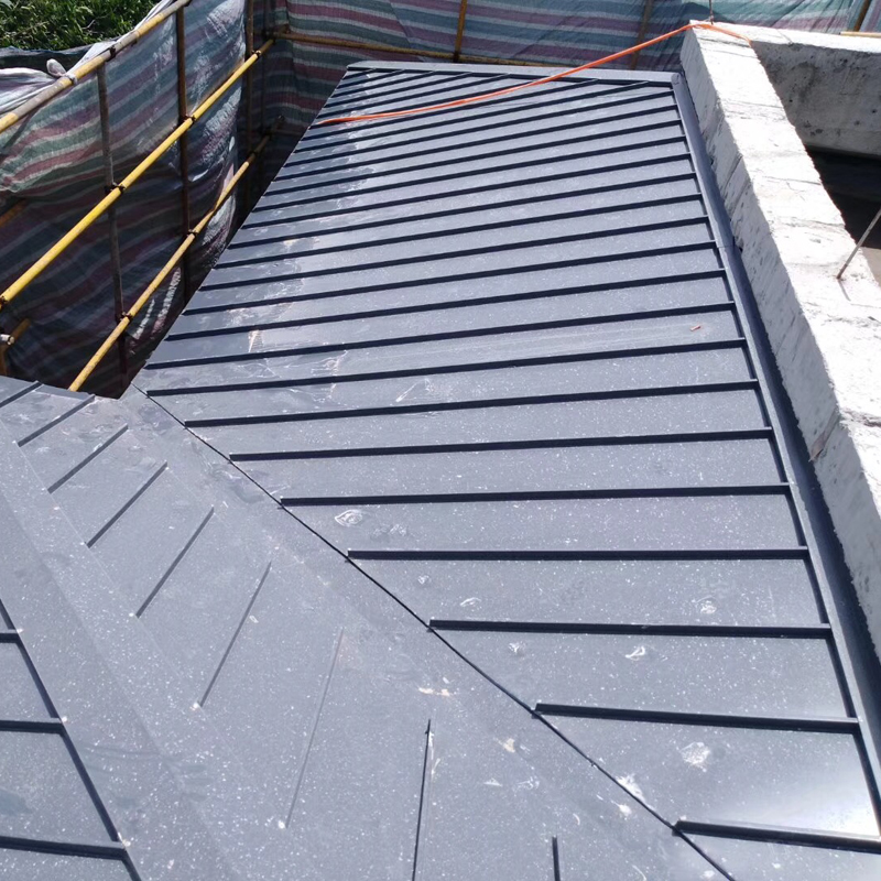 钛锌屋面板价格0.7mm厚25/330型矮立边瓦