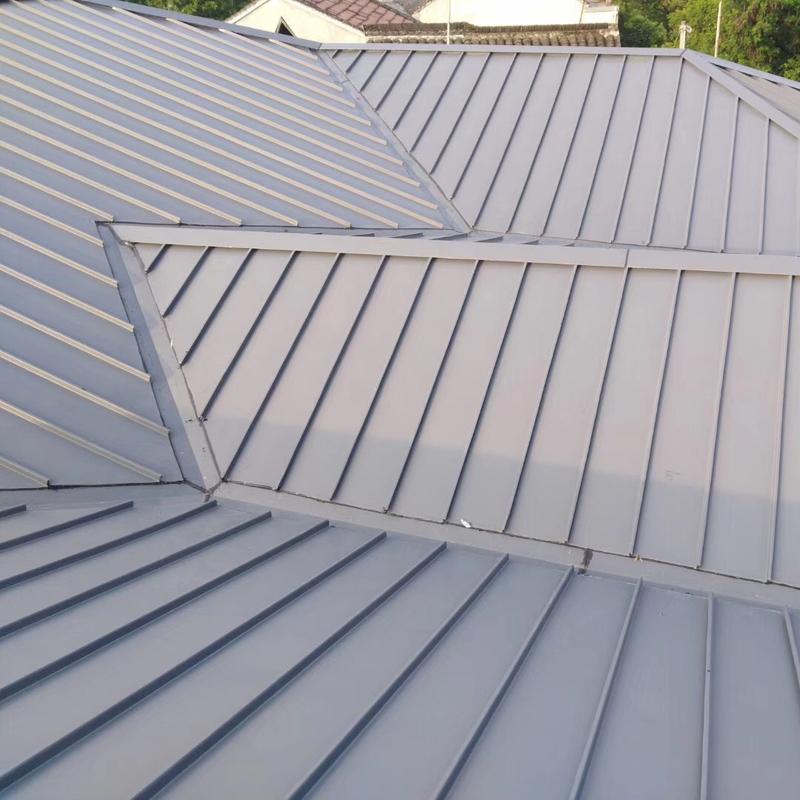铝瓦加工矮立边瓦430型铝镁锰屋面板