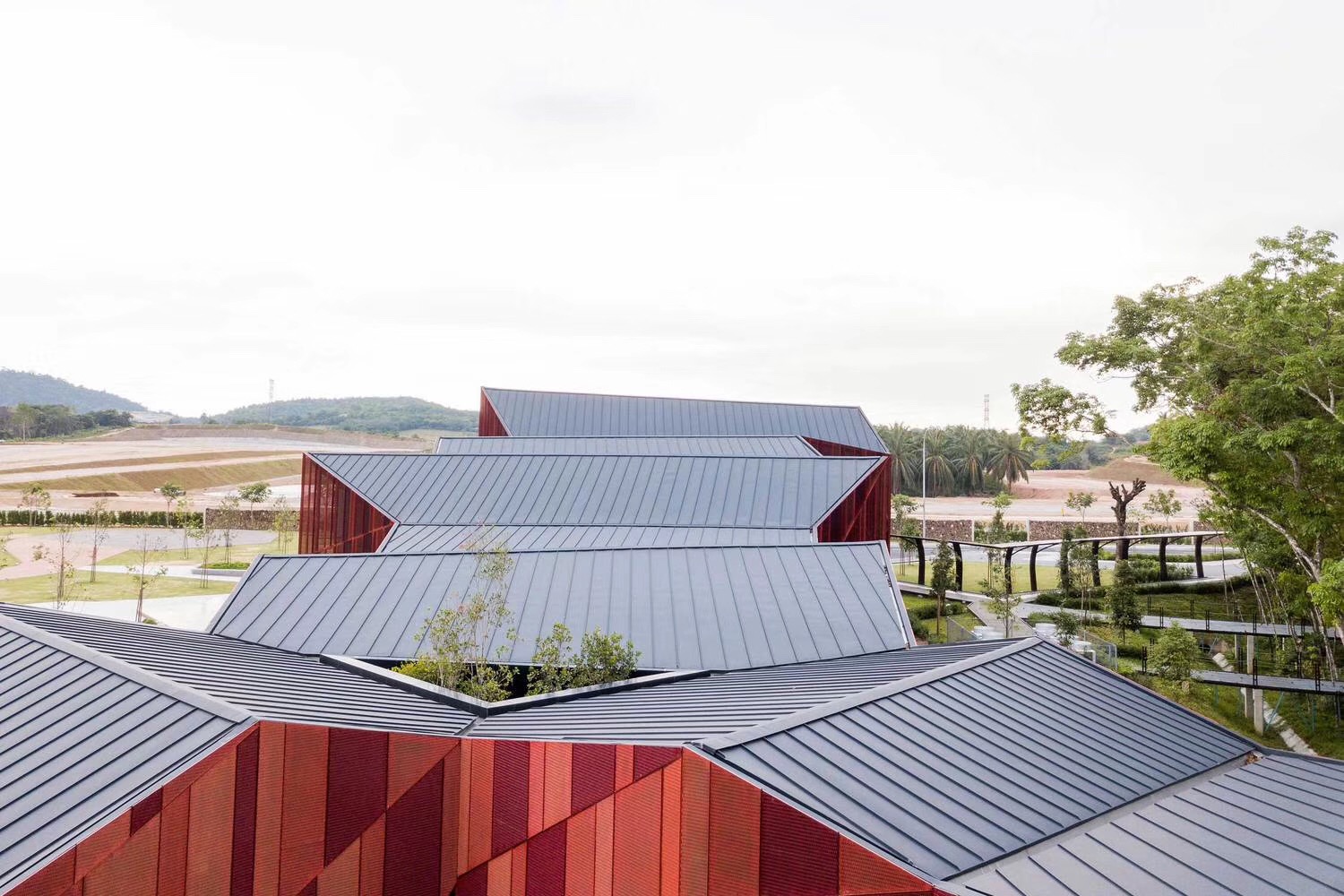 铝瓦板加工07mm厚25430型矮立边铝镁锰合金屋面板