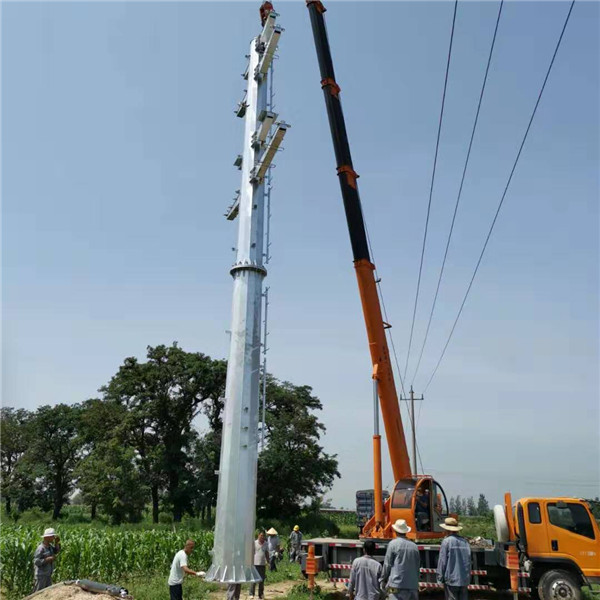 唐山市10kv钢管塔 电力铁塔安装电力线路铁塔